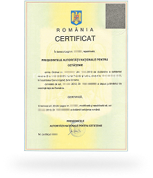 Vatandaşlık sertifikası 