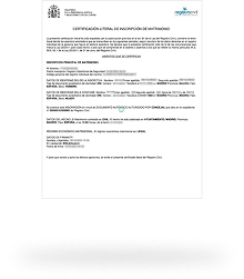 İspanya doğum belgesi